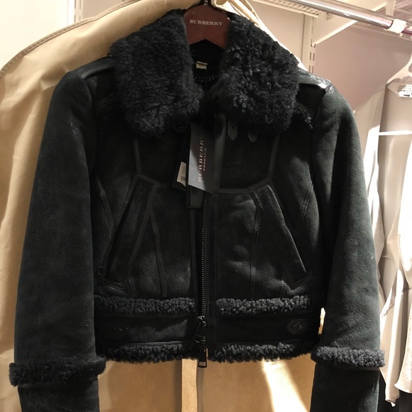 Authentic Burberry Lamb Shearling Twyford Jacket - Picture 3 of 7